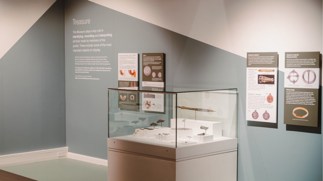 Treasure Display at Ulster Museum 
