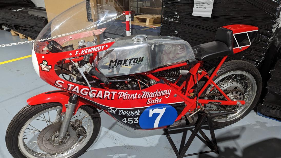 Red motorbike