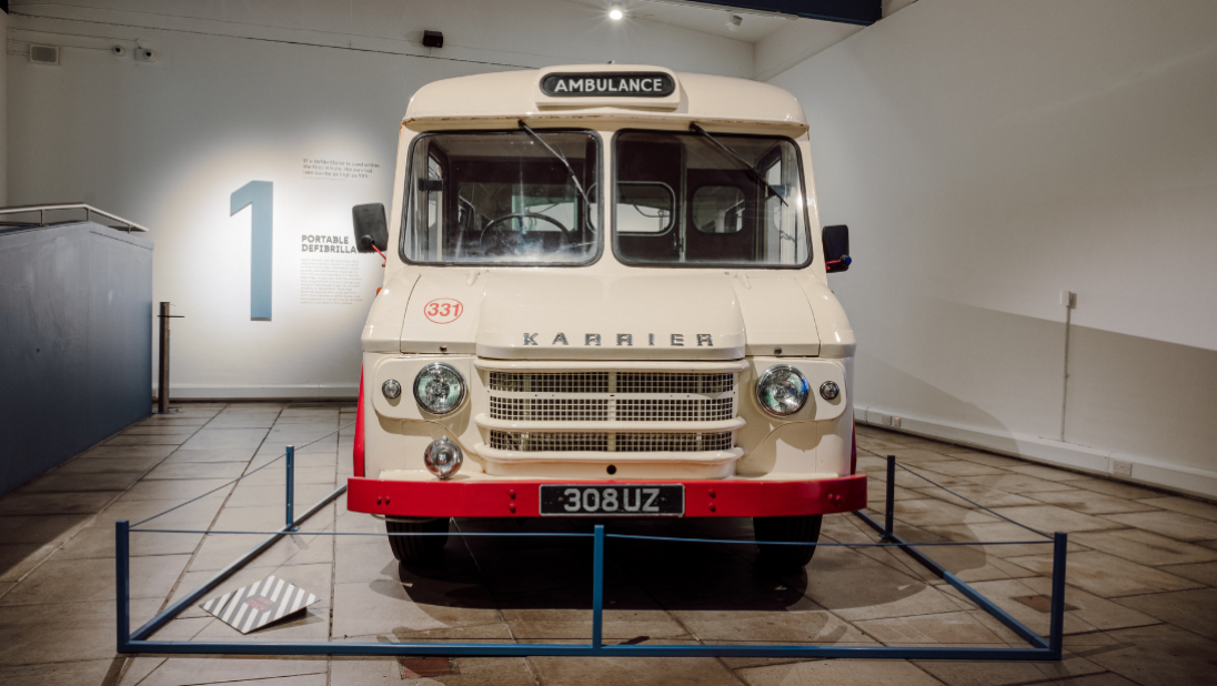 Karrier ambulance from front