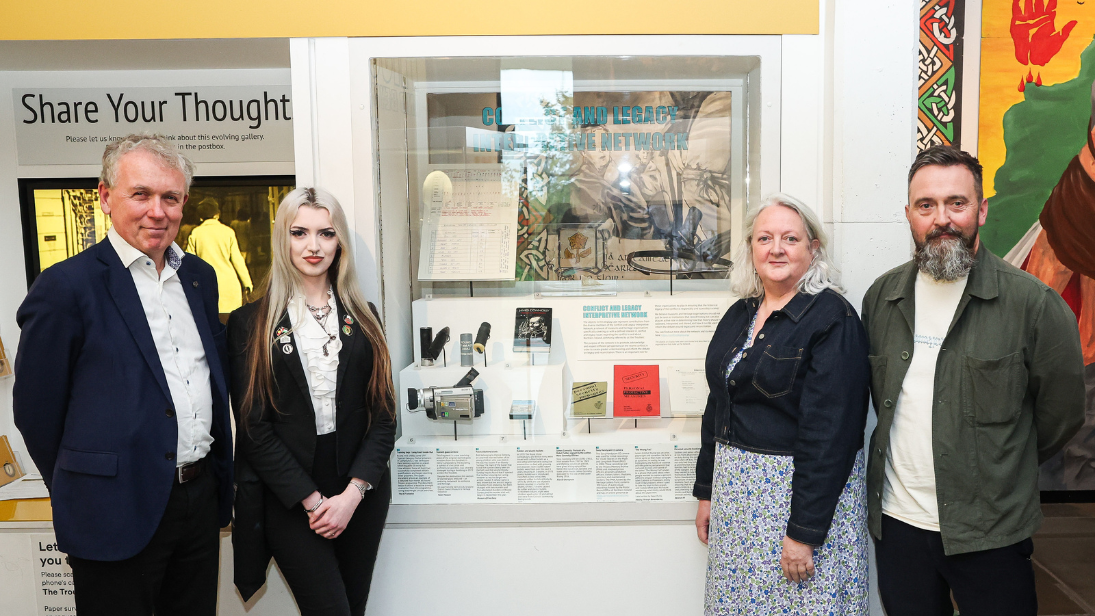 New display in the Troubles & Beyond Gallery at the Ulster Museum