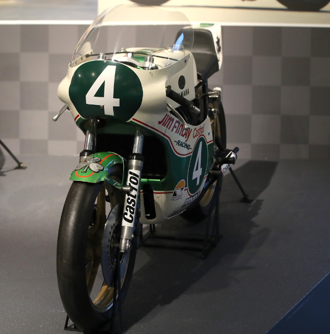 Green motorbike
