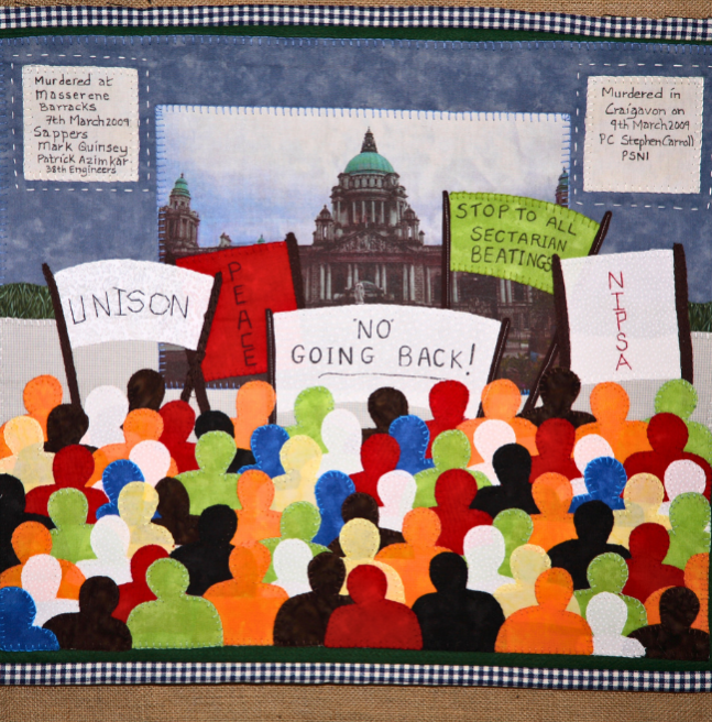 No going back, conflict textiles