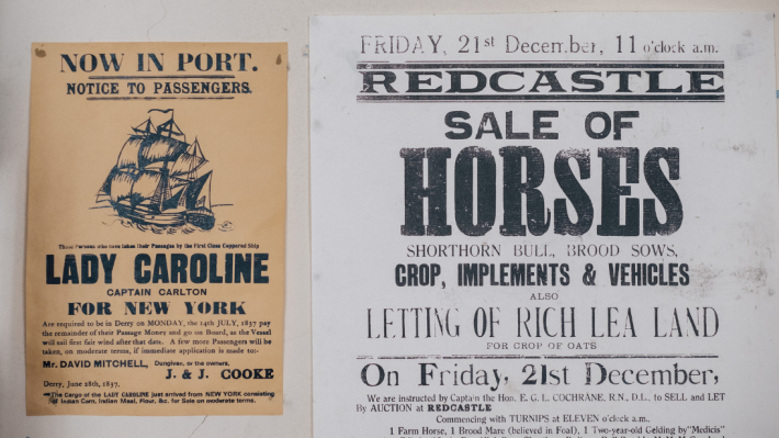 two posters from the 1900s