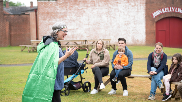 Storytelling session at Folk Museum