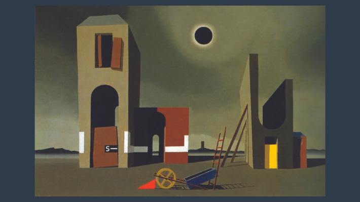 The Yellow Door, painting by Colin Middleton