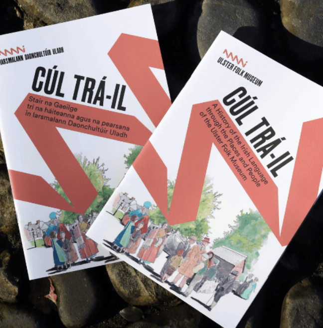 Two copies of the Cul Tra-il booklet at Ulster Folk Museum