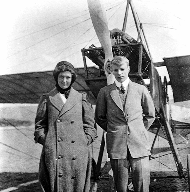 Harry Ferguson with plane