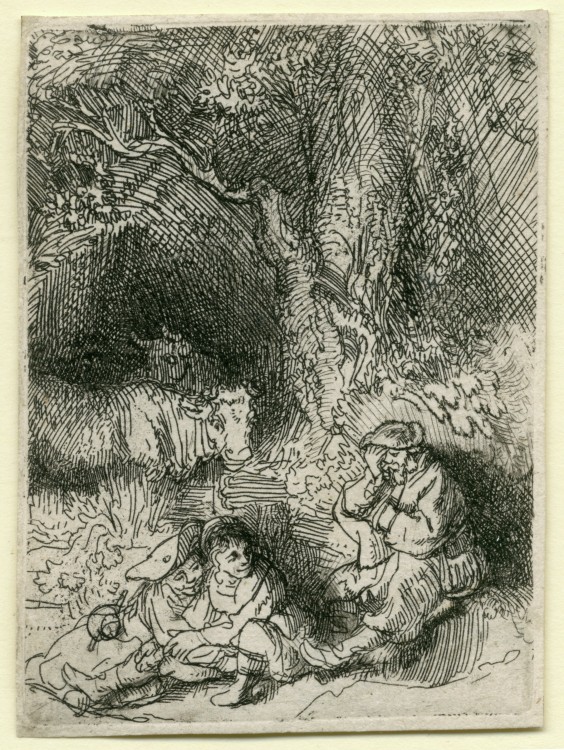 Rembrandt Print, Ulster Museum