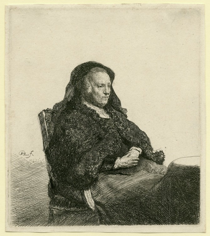 Rembrandt Print, Ulster Museum
