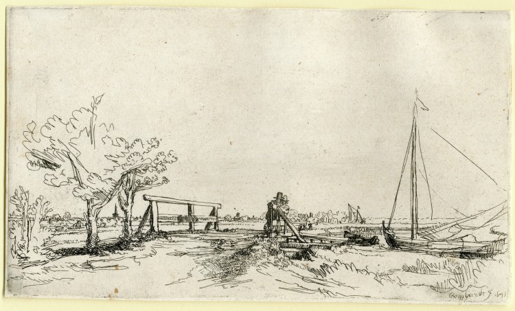 Rembrandt Print, Ulster Museum