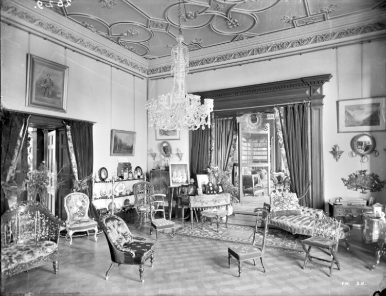 Bangor Castle; Victorian interior