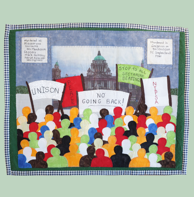 No going back, conflict textiles