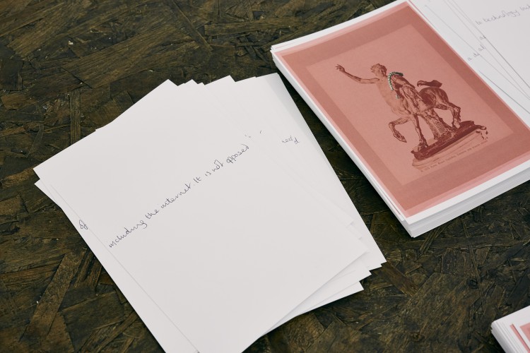 Dorothy Hunter [installation detail] postcard publications for 'The Landis Museum' CCA Derry-Londonderry 2018