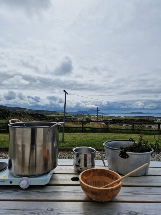 Outdoor dye kitchen
