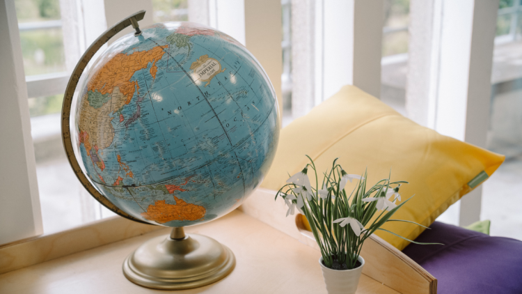globe in discover nature