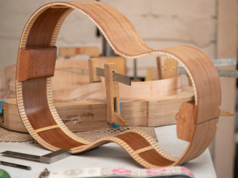 Guitar making at Bluegrass Omagh