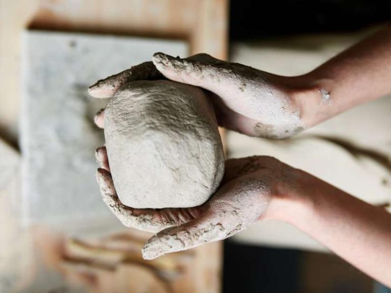 Power Plants: Building with Clay workshop at the Ulster Transport Museum