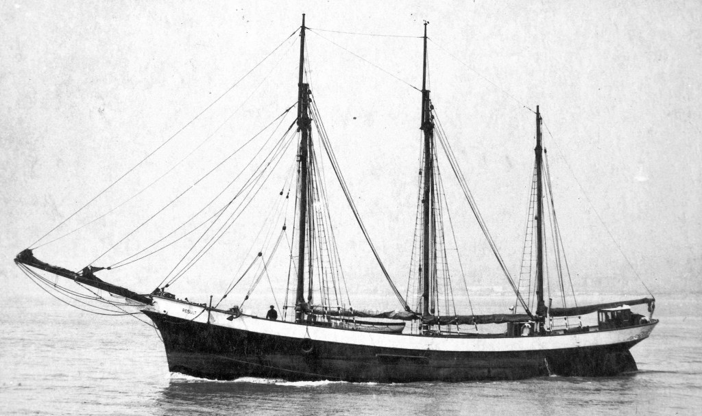 The Result after the refit, black and white photograph
