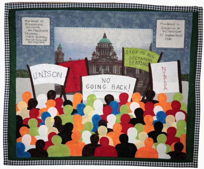 No going back, conflict textiles